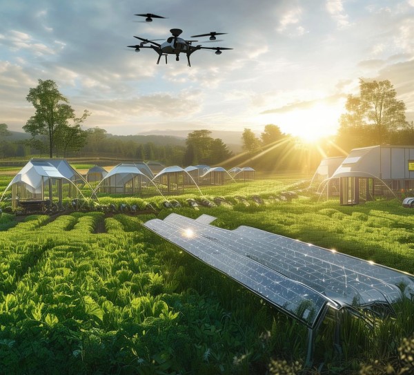 智慧农业科普海报图片，助力农业现代化的视觉光明