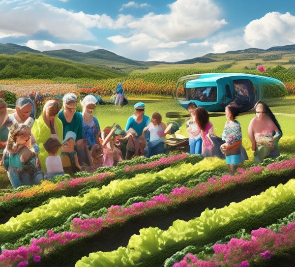 助力农民技术提升的农业科普视频背景图