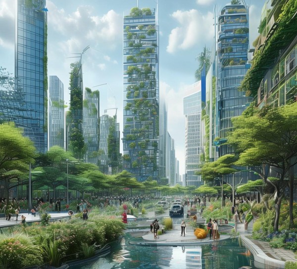 环保新篇，满城区文明新篇