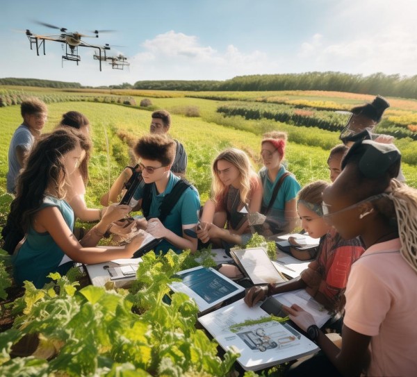 智慧与耐心的农业科普园平面图,从展示到实践的农事之旅