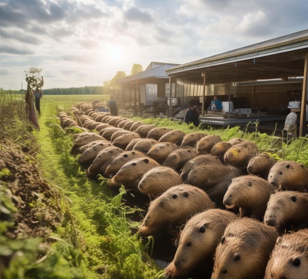 农业养殖中，麝香鼠技术的创新与应用